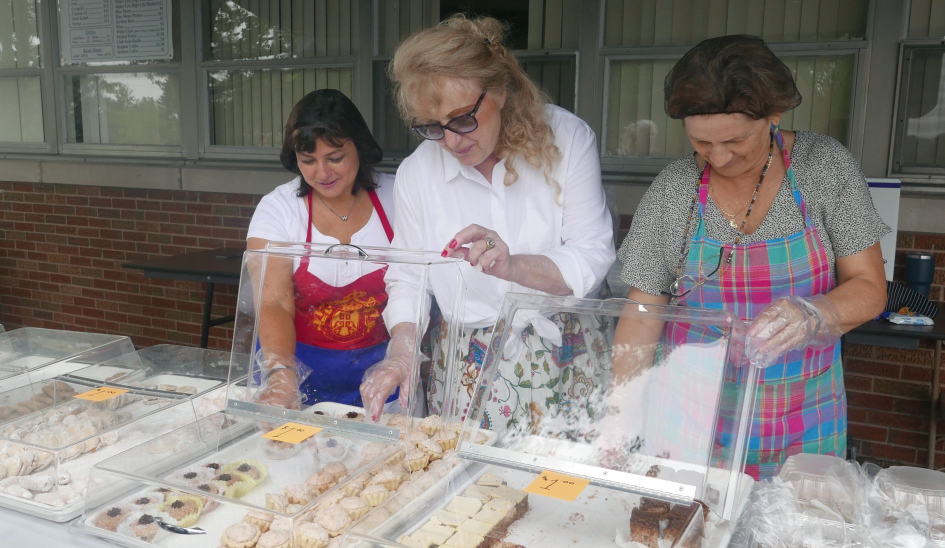 Zivka Jankovic, Desanka Gillespie and Dragana Jokic